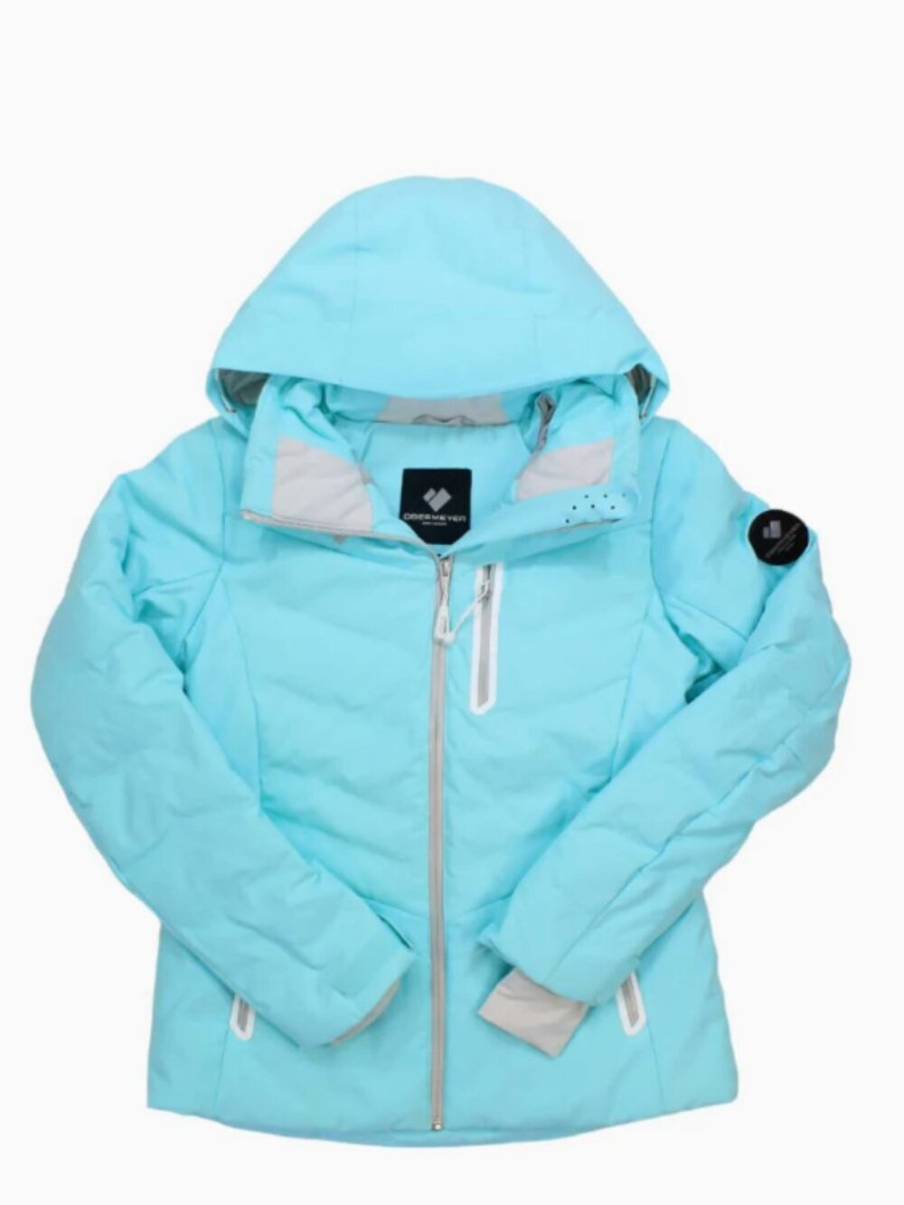 Obermeyer Women's Size 8 Cosima Down Jacket Turquoise NWT Ski Snowboard